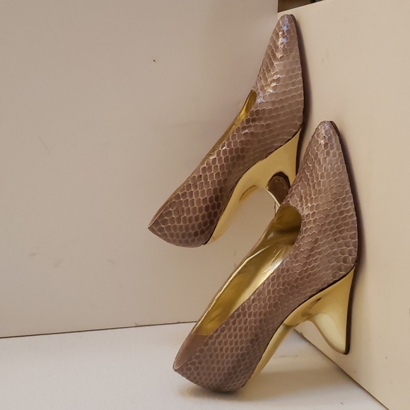 ♤ Claudio Merazzi Snake Snin Heels - Picture 3 of 8